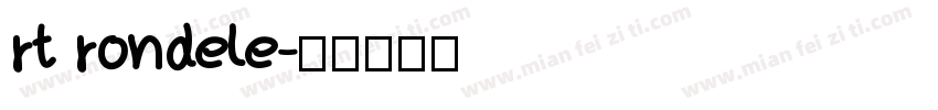 rt rondele字体转换